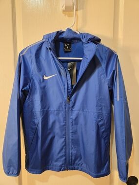Nike Youth Unisex Blue Lightweight Windbreaker Jacket - Size M - BNWT